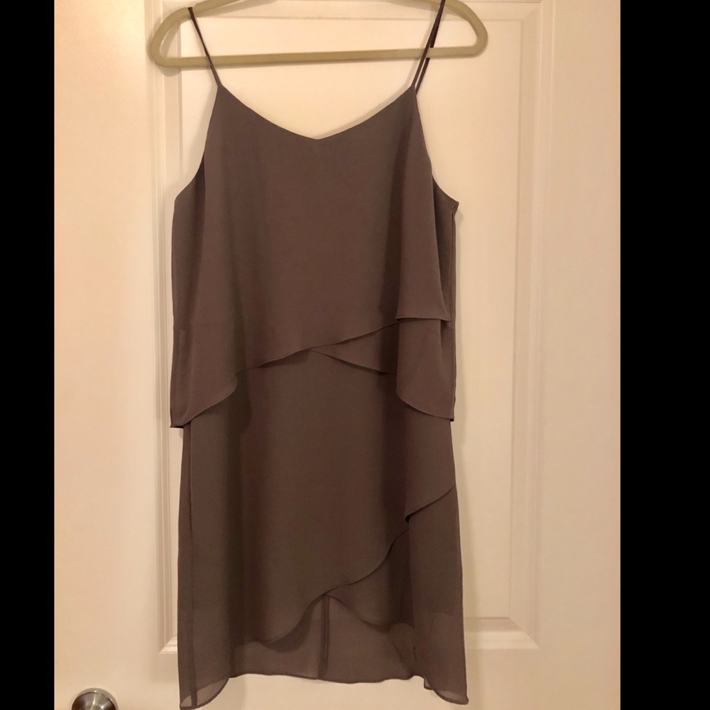 Super cute Taupe cocktail dress!